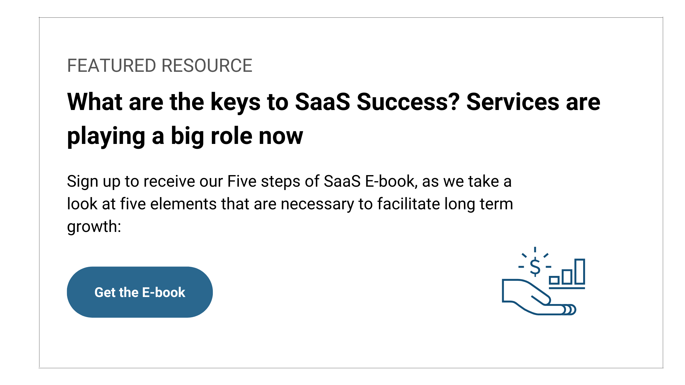 Five steps of SaaS Ebook 