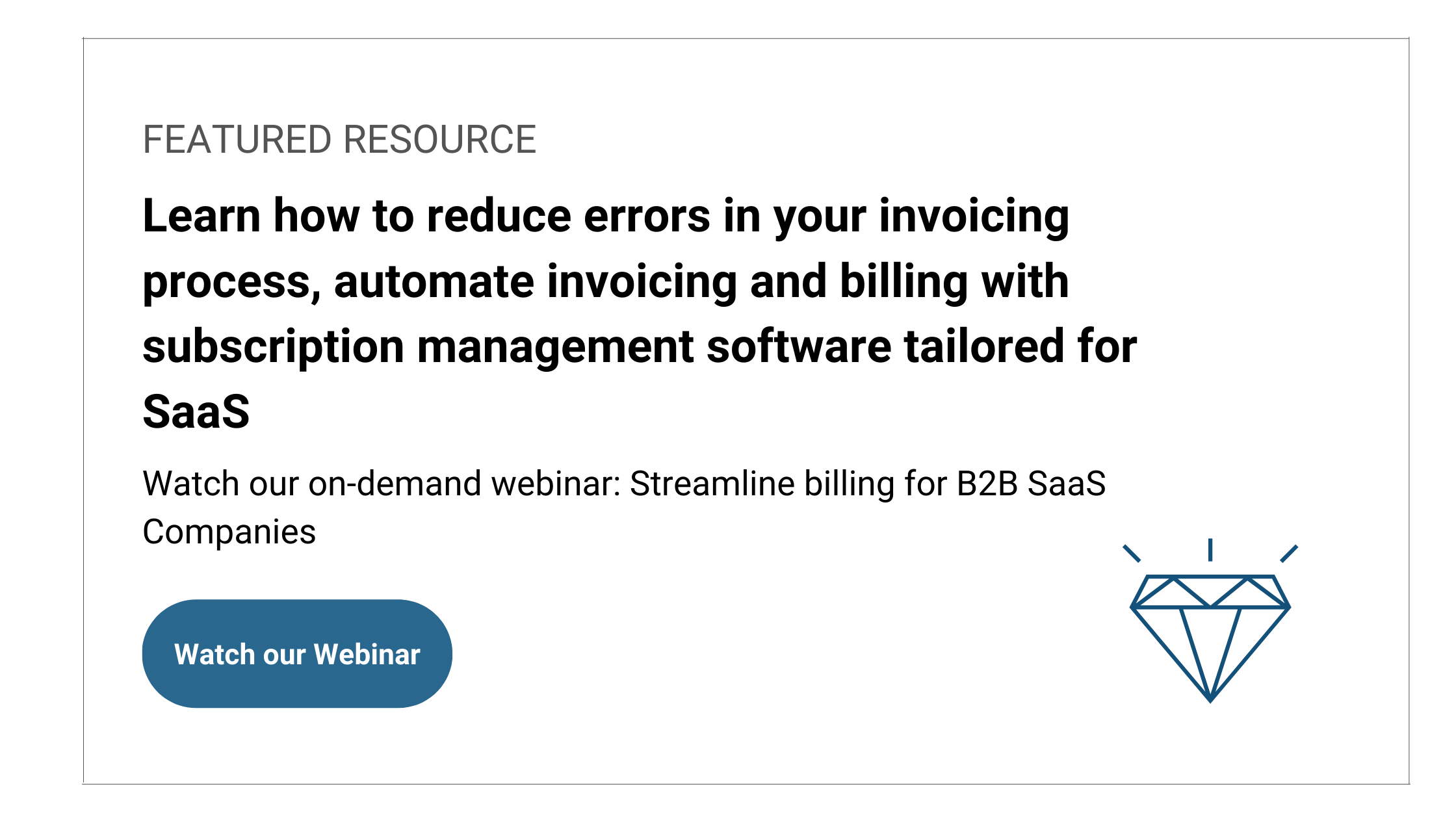 Featured resource- Streamline billing on demand