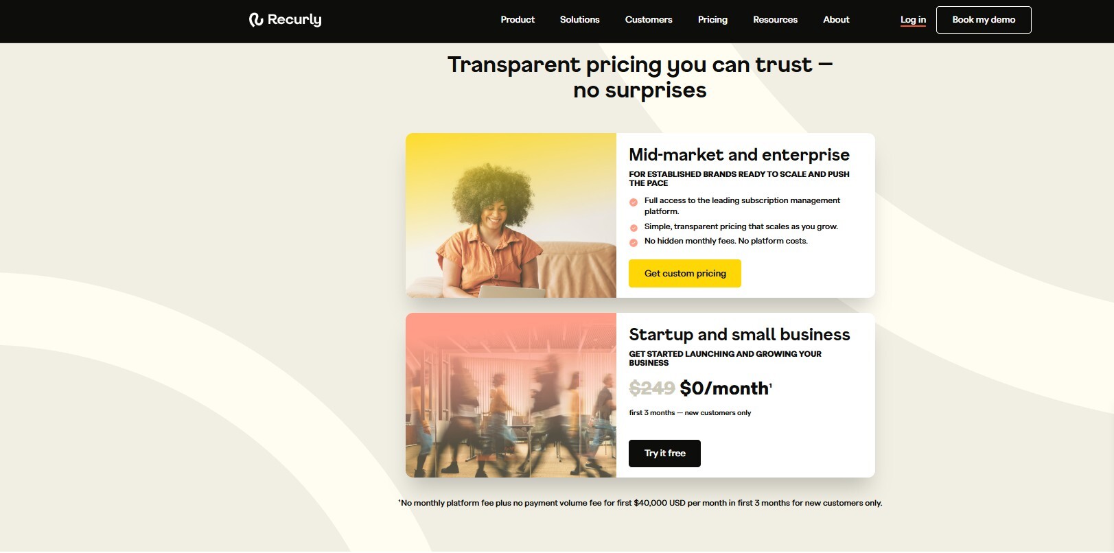 Recurly pricing