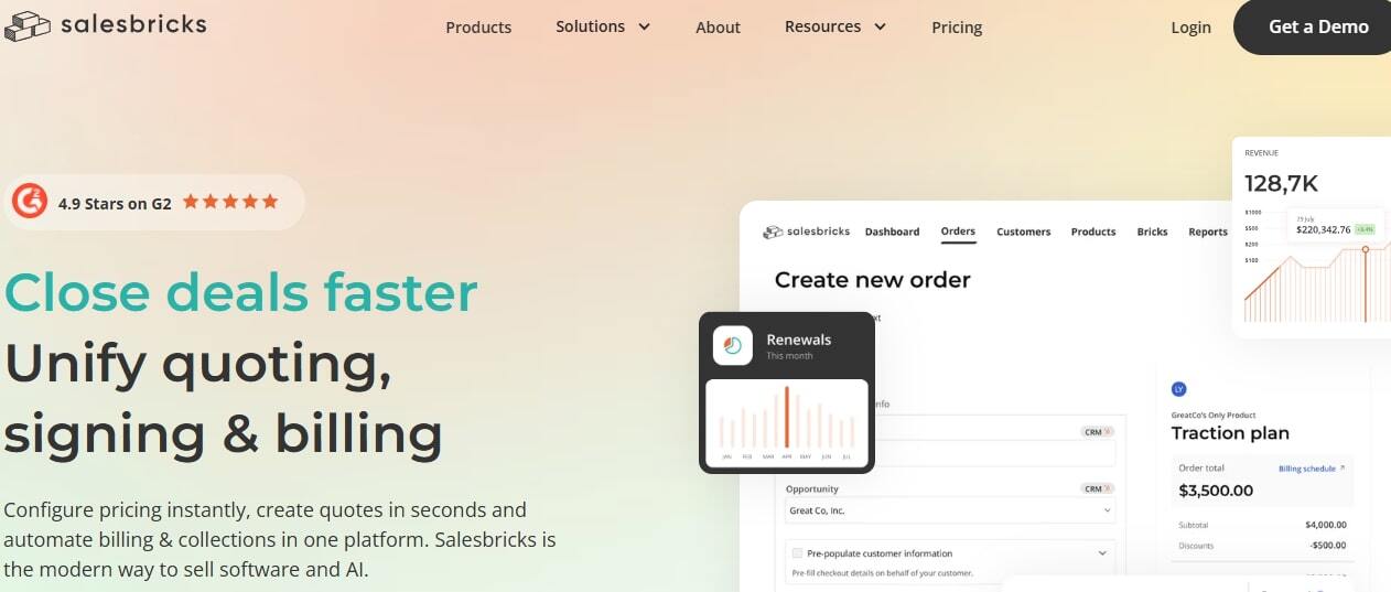 Salesbricks Home Page