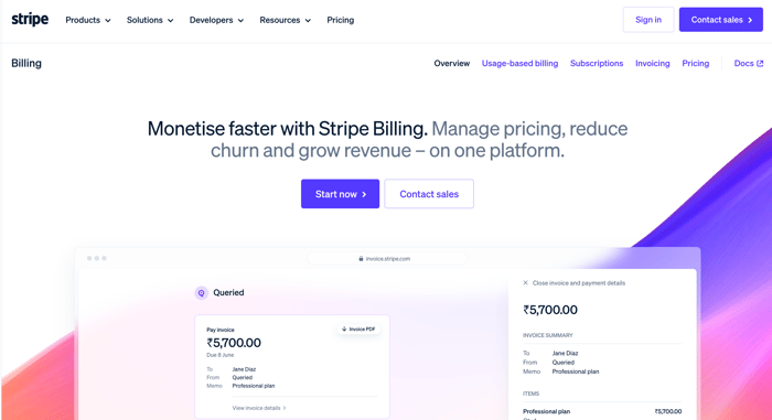Stripe Billing