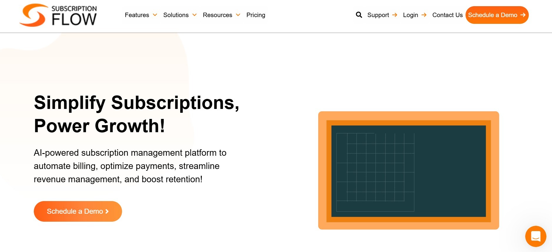 SubscriptionFlow homepage
