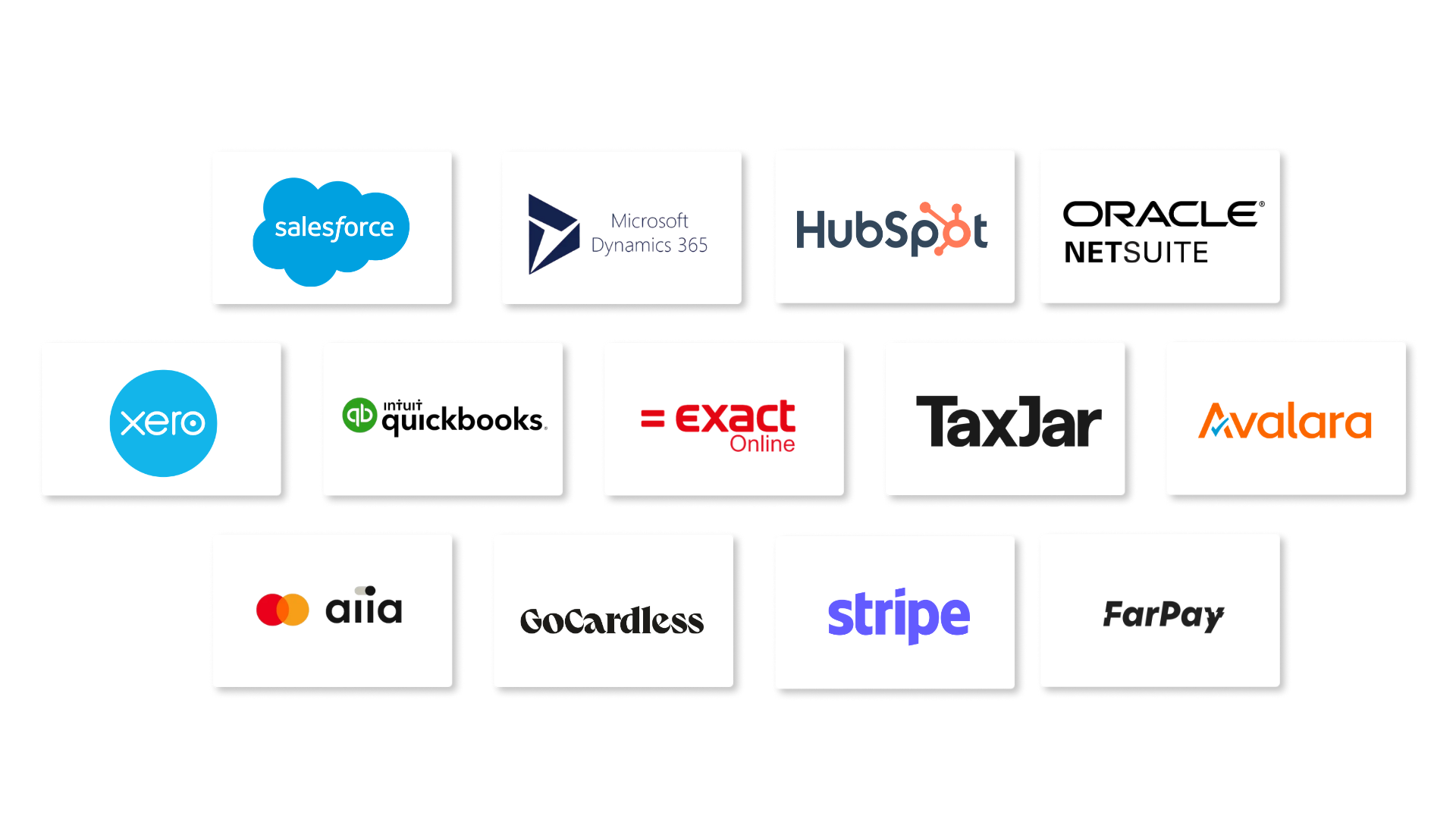 Younium Integrations Logos